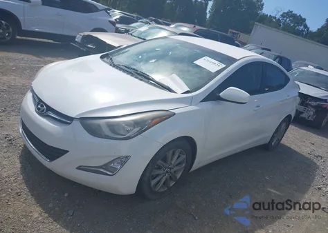 2014 Hyundai Elantra Se from USA, damaged, VIN 5NPDH4AE6EH525845